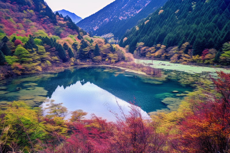 九寨沟风景,高清,摄影图,摄影图片,图片大全,摄影图免费下载